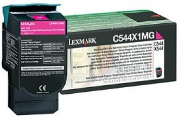 Lexmark Return Toner C544X1MG magenta/4000 Seiten