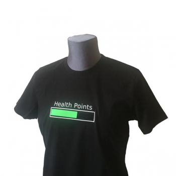 Fun-Shirt "Health Points"/Grösse L