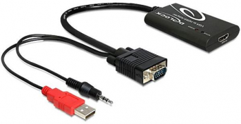 DeLOCK VGA zu HDMI Adapter mit Audio