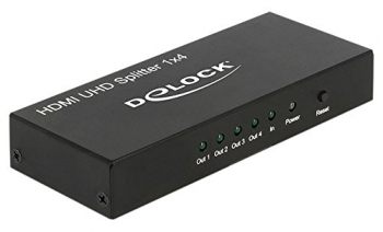 DeLock HDMI Splitter  4x out, 1x in/4K