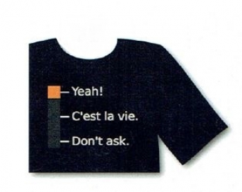 Fun-Shirt "Option" Yeah!/.../Grösse L