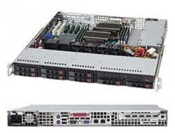 SUPERMICRO 1U CHASSIS 8X2.5HS SAS2/SATA3