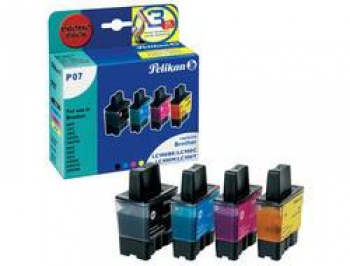 Pelikan Tinte 4 Farben Brother LC900