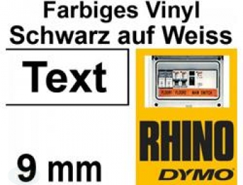 Dymo RHINO TAPE VINYL 9MM/5.5M