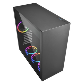 Sharkoon Pure Steel RGB, Glasfenster