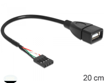 DeLOCK 83291 USB2.0(w) auf USB2.0 Pin Header/0.2m