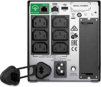 Preview: APC Smart-UPS 750VA LCD mit SmartConnect/USB/LAN/seriell