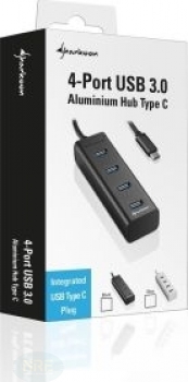 Sharkoon 4-PORT USB 3.0 ALUMINIUM HUB