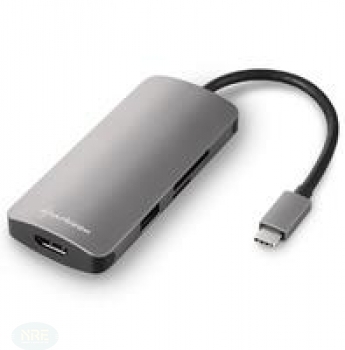 Sharkoon USB 3.0 TYPE C MULTIPORT GREY