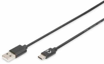 USB 2.0 Kabel Typ-A/Typ-C,1m