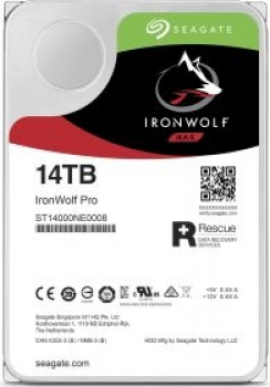 Seagate IronWolf Pro NAS HDD +Rescue 14TB, SATA 6Gb/s