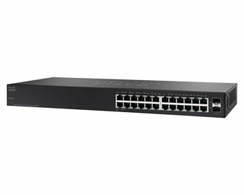Cisco SG110 Rackmount Gigabit Switch, 22x RJ-45, 2x RJ-45 SFP/24-Port/unmanaged
