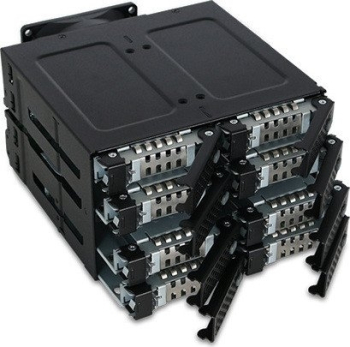 Icy Dock ToughArmor MB508SP-B/8x2.5" SAS/SATA