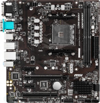 MSI A520M PRO-C DASH µATX (M.2 Port, PCIe 3.0 x 4, NVMe PCI:2 PCIe:1 RAM:4), AM4