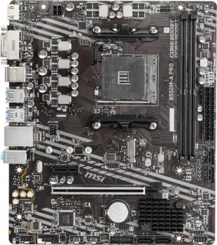 MSI B550M-A PRO, AM4/µATX