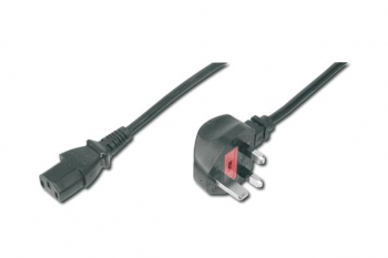 Powerkabel Verbindung/1.80m/C13/Kaltgerätestecker/UK-Ausführung