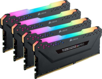 Corsair Vengeance RGB PRO schwarz DIMM Kit 64GB, DDR4-3600/Kit 4x16GB