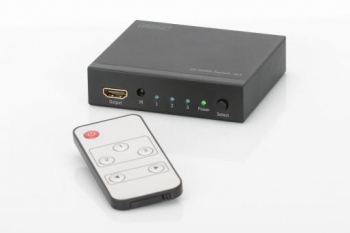 Digitus DS-48304 4K HDMI Switch 3-fach/3PCs/NBs -> 1 Peripheriegerät