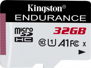 Kingston High Endurance R95/W30 microSDHC 32GB/UHS-I U1/A1/Class 10 (SDCE/32GB)