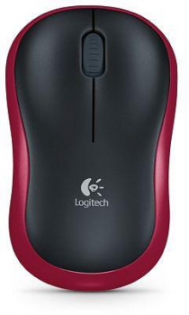 Logitech M185 Wireless Mouse Red, USB