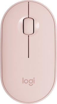 Logitech M350 Pebble Wireless Mouse rosa, USB/Bluetooth (910-005717)