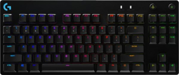 Logitech G Pro Gaming Keyboard, TKL, GX-BLUE, schwarz, USB, US (920-009392)