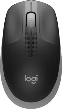 Logitech M190 Full-Size Wireless Mouse grau, USB (910-005906)