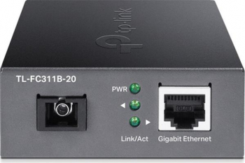 TP-Link Gigabit WDM Media Converter/RJ-45/SC-Simplex SM 20km (TL-FC311B-20)