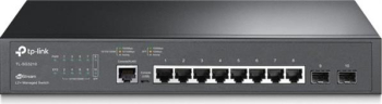 TP-Link SG3210 JetStream Desktop Gigabit Managed Switch/ 8x RJ-45/ 2x SFP