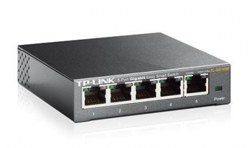 TP-Link TL-SG100 Desktop Gigabit Easy Smart Switch/ 5x RJ-45