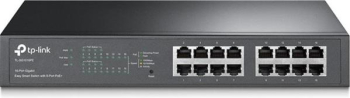 TP-Link TL-SG1000 Desktop Gigabit Easy Smart Switch, 16x RJ-45, PoE+