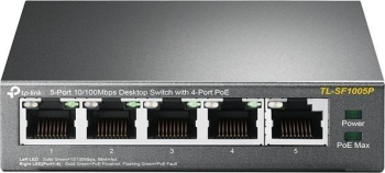 TP-Link TL-SF1000 Desktop Switch/5xRJ-45/60W PoE