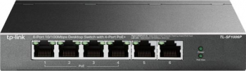 TP-Link TL-SF1000 Desktop Switch/ 5x RJ-45/34W PoE