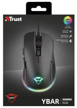 Trust Gaming GXT 922 YBAR RGB Gaming Mouse schwarz/USB