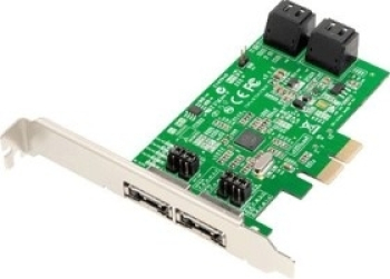 Dawicontrol DC-624e RAID bulk/PCIe 2.0 x2/4 x SATA/2 x eSata/RAID