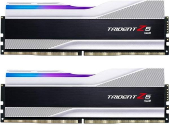 G.Skill Trident Z5 RGB silber/Kit 2x16GB/32GB/DDR5-5600/CL36-36-36-89/on-die ECC