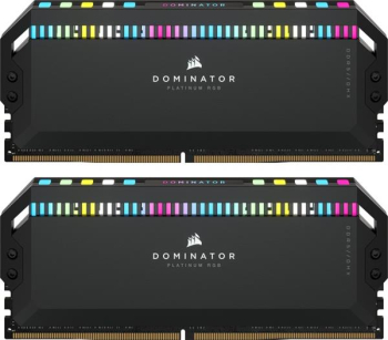 Corsair Dominator Platinum RGB schwarz/Kit 2x16GB/32GB/DDR5-5200/CL40-40-40-77/on-die ECC