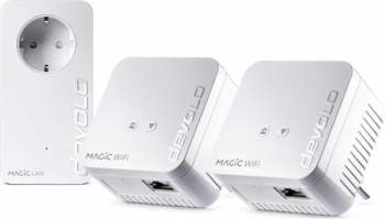devolo Magic 1 WiFi Mini Multiroom Kit, G.hn, 2.4GHz WLAN, 1x RJ-45, 3er-Bundle (8570 / 8575 / 8576 