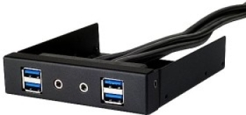 SilverStone FP32B-E schwarz/3.5"/4 x USB 3.0