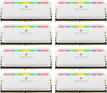 Corsair Dominator Platinum RGB White/KIT/128GB/DDR4-3200/CL16-18-18-36