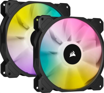 Corsair SP Series iCUE SP140 RGB Elite Dual Fan Kit/140mm/2er-Pack/LED-Steuerung