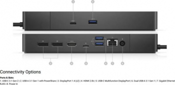 Dell Dock WD19S, 130W/USB-C 3.1