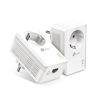 TP-Link Powerline AV1000 Passthrough Starter Kit/HomePlug AV2/RJ-45/2er-Pack