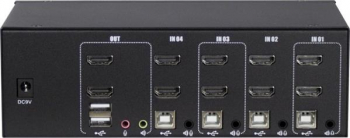 Inter-Tech KVM AS-42HA/Dual-Monitor/4xHDMI out