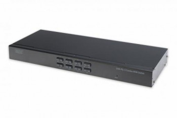 Digitus DS-23200-2, 8-fach KVM-Switch/VGA/USB+PS/2