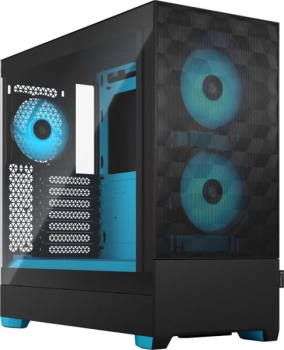 Fractal Design Pop Air RGB Cyan Core TG Clear Tint/Glasfenster