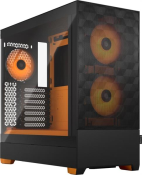 Fractal Design Pop Air RGB Orange Core TG Clear Tint/Glasfenster