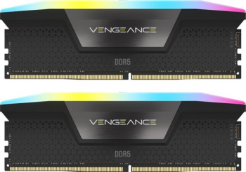 Corsair Vengeance RGB schwarz Kit 32GB/DDR5-5200/CL40-40-40-77/on-die ECC