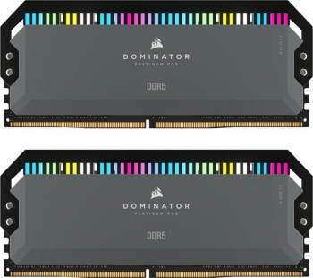 Corsair Dominator Platinum RGB grau Kit 64GB/DDR5-5200/CL40-40-40-77/on-die ECC