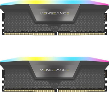 Corsair Vengeance RGB grau Kit 32GB/DDR5-5600/CL36-36-36-76/on-die ECC